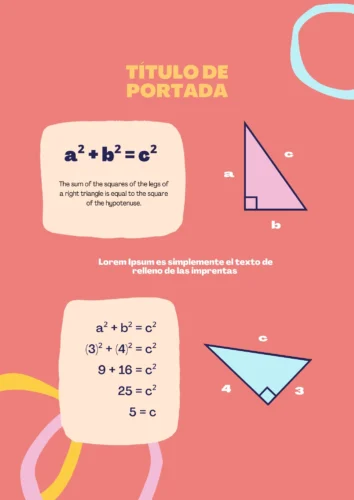 diseños de portadas algebra