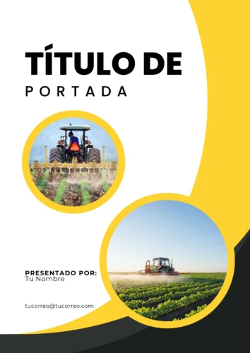 portadas agricultura en word